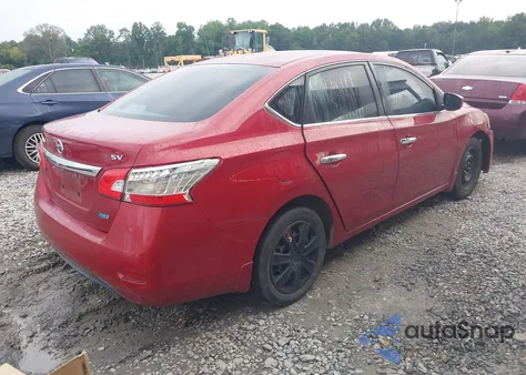 2014 Nissan Sentra Fe+ S/Fe+ Sv/S/Sl/Sr/Sv z USA, uszkodzony, nr VIN 3N1AB7AP4EL640941